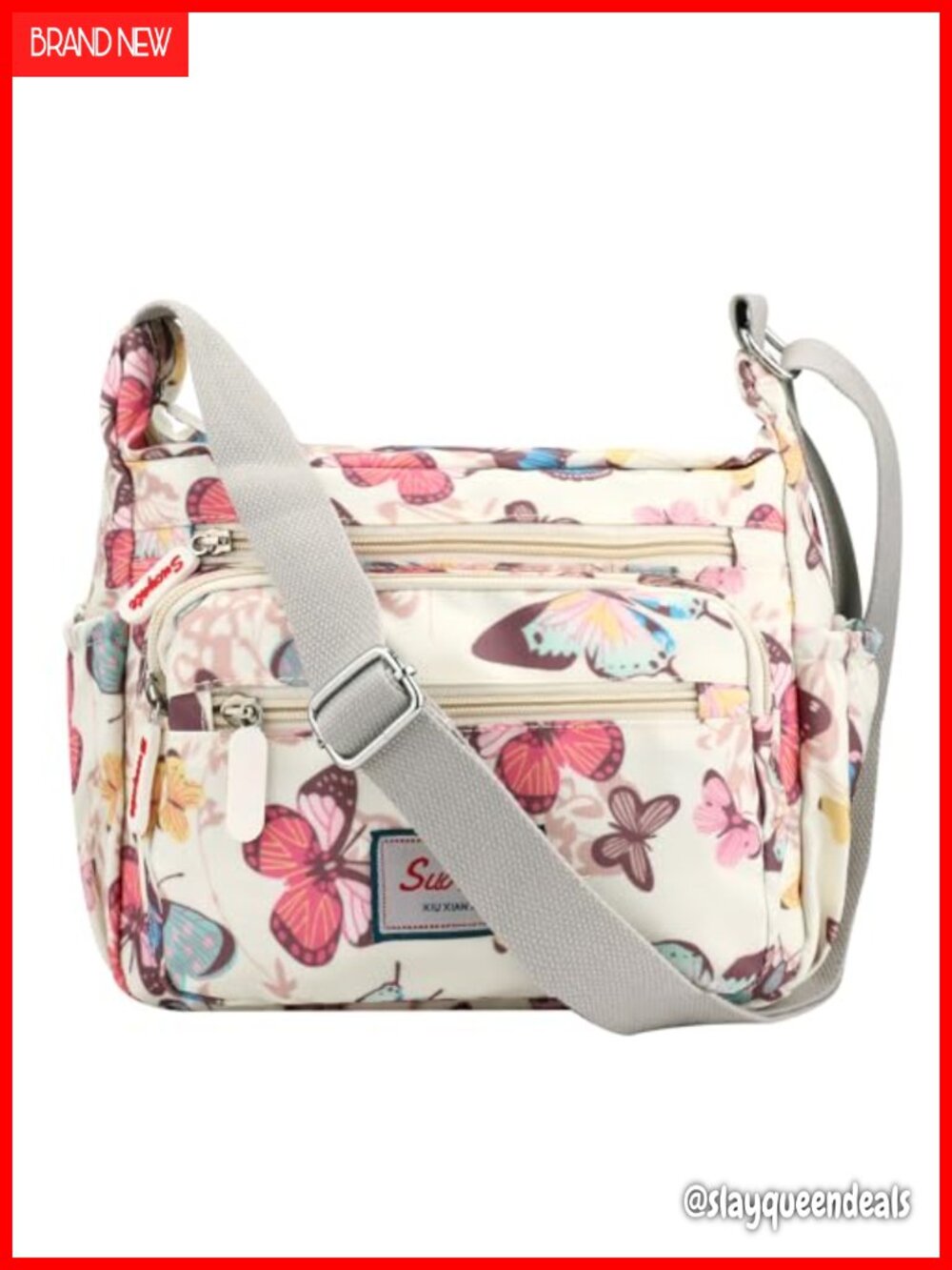 Multifunctional Crossbody Shoulder Bag with Pockets